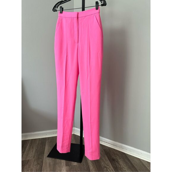 NWT Alexander McQueen High Waist Straight Leg Sartorial Wool Cigarette Pants Pin - Picture 5 of 10